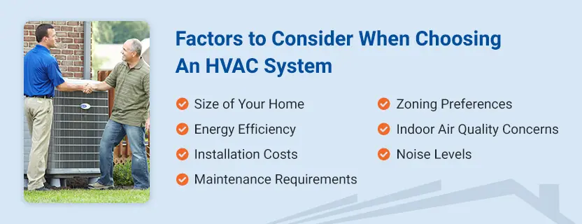 Factors to Consider When Choosing An HVAC System