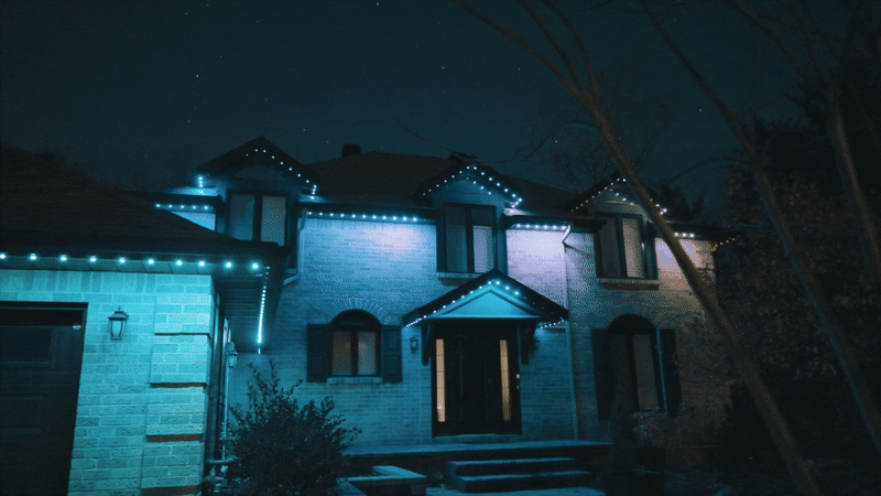 Permanent Lights on a Home
